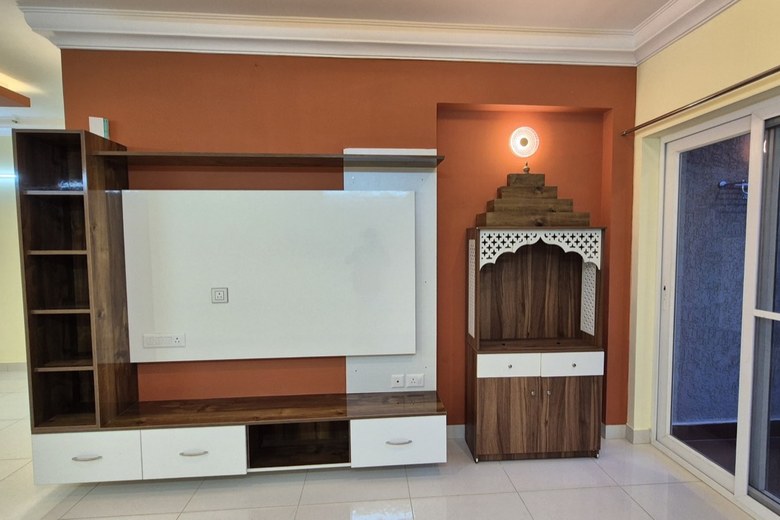 Sattva Opus living room TV unit at 8th Mile