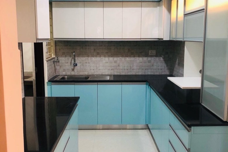 DSR Waterscape modular kitchen in Hormavu