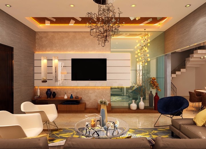 Premium living room interior by DIZZART